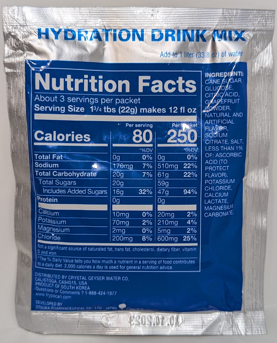Pocari Sweat Hydration Sports Drink Mix
