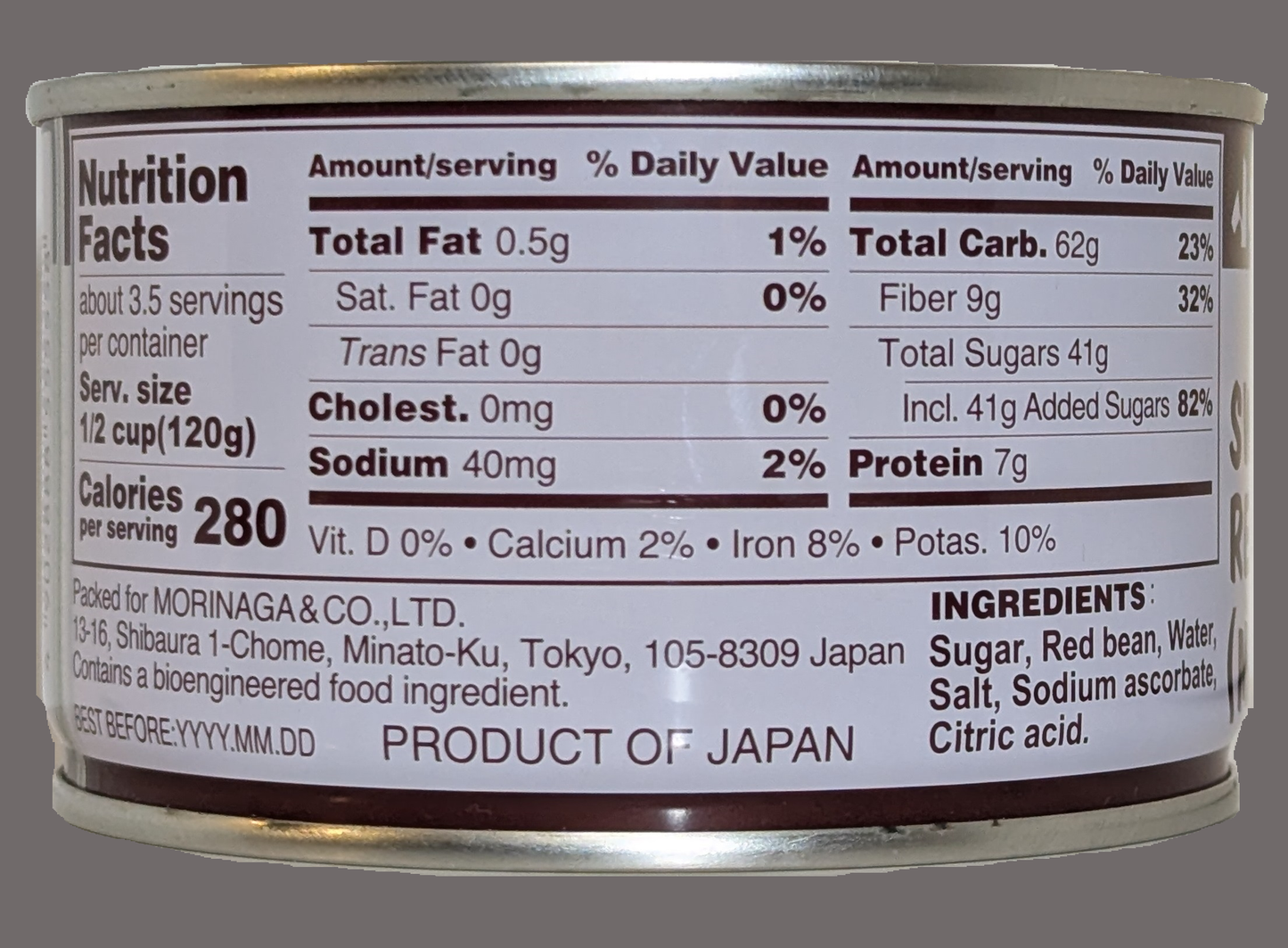 Sweetend Red Beans (ogura-an)