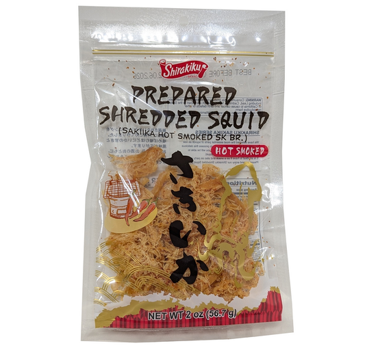 Sakiika, Shredded Calamari - Hot Smoked